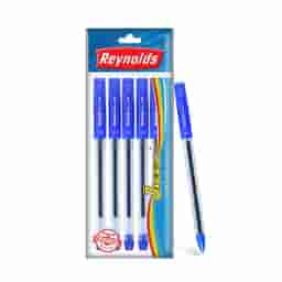 Reynolds Jiffy Gel Pen Blue Pack Of 5