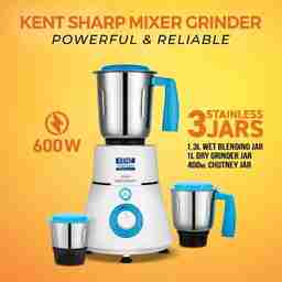 KENT 16128 Sharp Mixer Grinder 600W