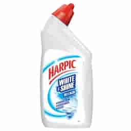 Harpic White and Shine Disinfectant Toilet Cleaner Bleach 500ml