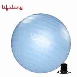 Lifelong Gym Ball for Exercise - Anti Burst Exercise Ball with Foot Pump