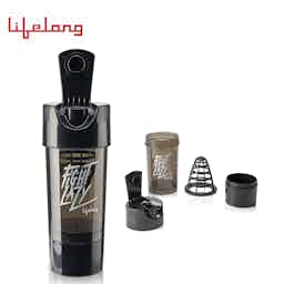 Lifelong unbreacable tuffened Protein Shaker Black