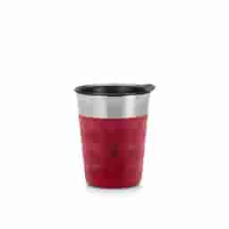 Vaya Stainless Steel Pop Cup without Hole - Red