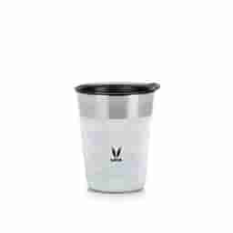 Vaya Stainless Steel Pop Cup without Hole - Cool Grey