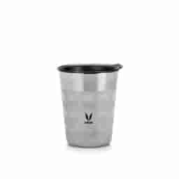 Vaya Stainless Steel Pop Cup without Hole - Silver