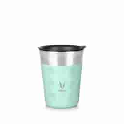 Vaya Stainless Steel Pop Cup without Hole - Cool Cyan