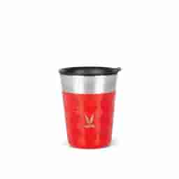 Vaya Stainless Steel Pop Cup without Hole - Scarlet Sun