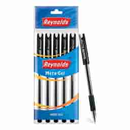 Reynolds Meera Gel Pen Black Pack of 5