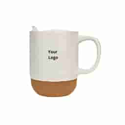 Ceramic�Mug�with�Lid�&�Cork�Base