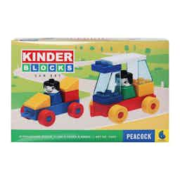 Peacock Kinder Blocks car Set