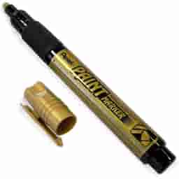 Pentel Paint Marker Medium Bullet Point Gold MMP20