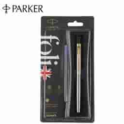 Parker Folio Stainless Steel Roller Ball Pen GT