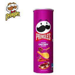 Pringles Potato Chips Fusion Chutney Crunchy Crispy 102 g