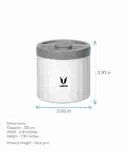 VAYA Preserve Meal Container - 300 ml - White