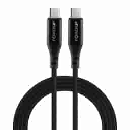 Powerup 2m USBC TO USBC Charging & SYNC Cable 100W Black