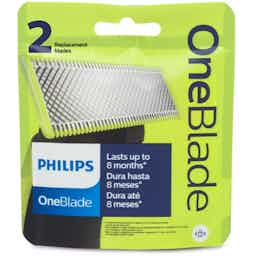 Philips QP220 Pack Of 2 Oneblade Replaceable (Lime Green)