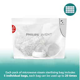 Philips Avent Microwave Sterilizing Bag White