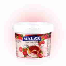 Mala's Strawberry Fillings 1kg Bucket