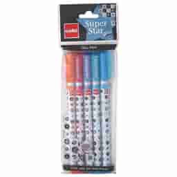 Cello Superstar Gel Pen Pack of 5 Blue