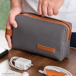 Backbencher �Tbbkp01_Gray Oxford Multi Utility Dopp Kit