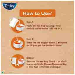 Tetley Flavour Tea 50's Bags Masala