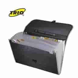 Trio Expanding Black Magic File Handle Lock 13 Pockets