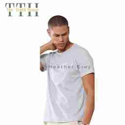 TTH 3D Crew Round Neck T shirt Grey Melange