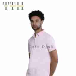 TTH Mars200 Dry Fit Polo T Shirt Soft Pink