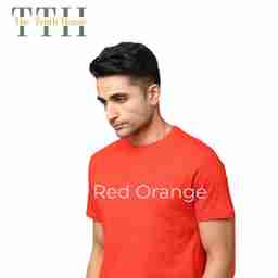 TTH PimaRound Neck T Shirt Red