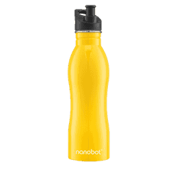 Nanobot Sports 750 Ml Yellow Water Bottle