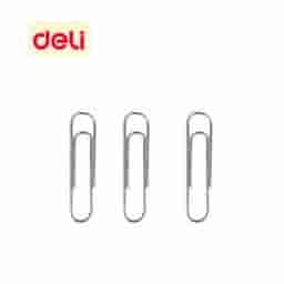 Deli Nickel Plated Surface Paper Clip 29mm(100 No)