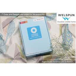 Welspun Wel007 Hygro Double Bedsheet 200 Tc Printed