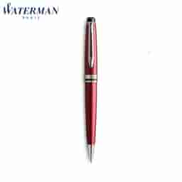 Waterman Expert Dark Red Chrome Trim Ball Pen