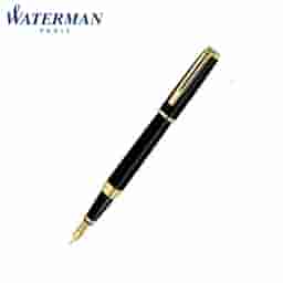 Waterman Exception Slim Black Gt Fountain Medium Pen