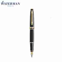 Waterman Expert Mars Black Gt Fountain Medium Pen