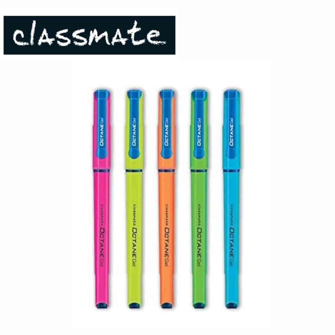 Classmate Octane Gel Pen Blue(Pack Of 5)