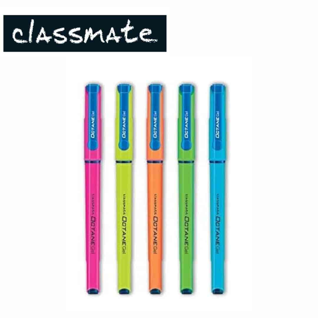 Classmate Octane Gel Neon Blue(Pack Of 5)