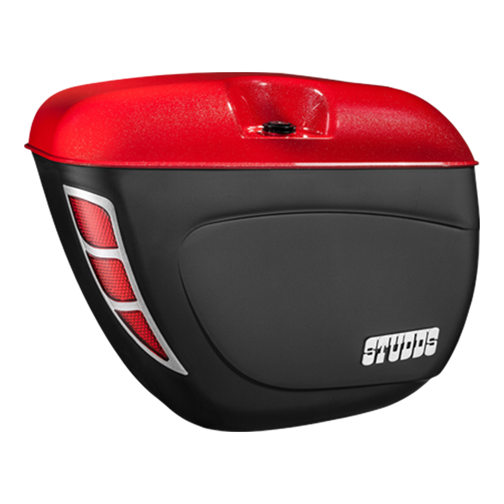 Studds 100 Cc Safari Box With Universal Fitments Sports Red