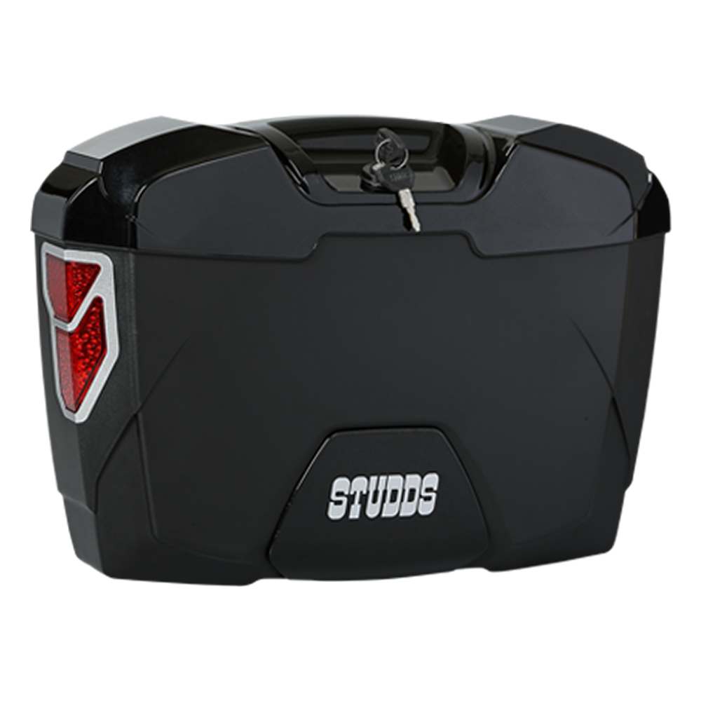 Studds Side Box Explorer With Universal Fitment Clamp Black