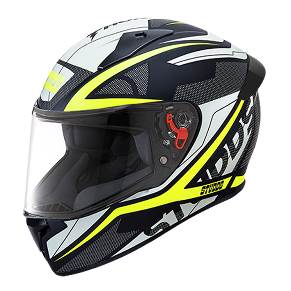 Studds Thunder D4 With Clear Visor Matt Black N5 L Helmet