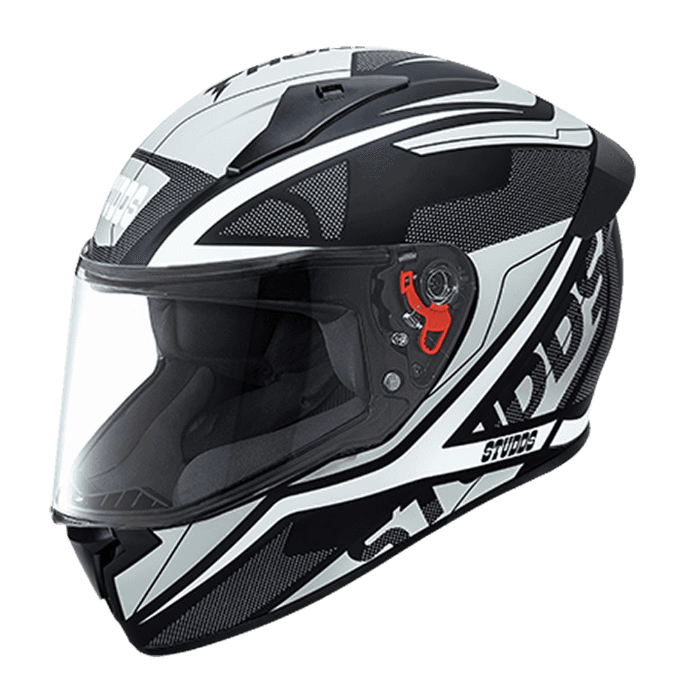 Studds Thunder D4 With Clear Visor Matt Black N6 L Helmet