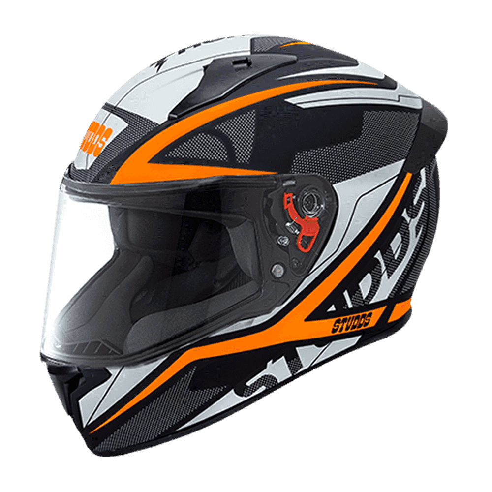 Studds Thunder D4 With Clear Visor Matt Black N10 L Helmet