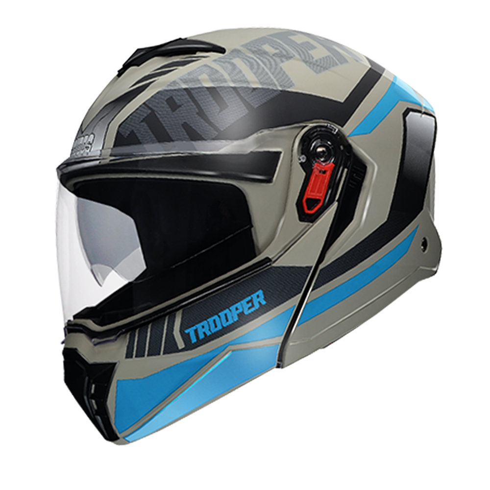 Studds Trooper D1 Matt Grey N1 L Helmet