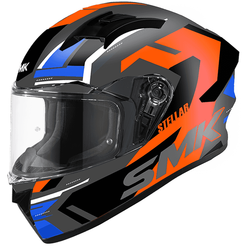 SMK STELLAR CLEAR VISOR K-POWER GRAPHIC GL635 L HELMET