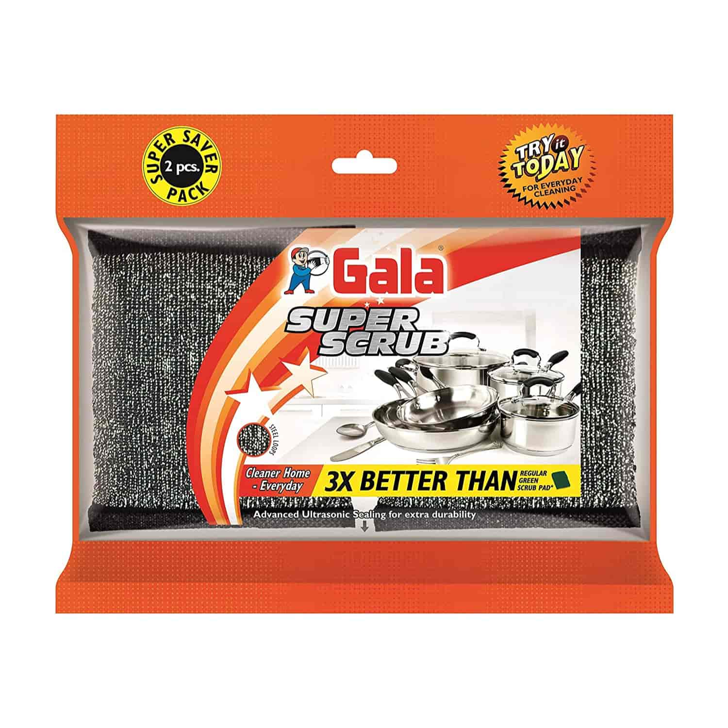 Gala Super Scrub 2Pk Set