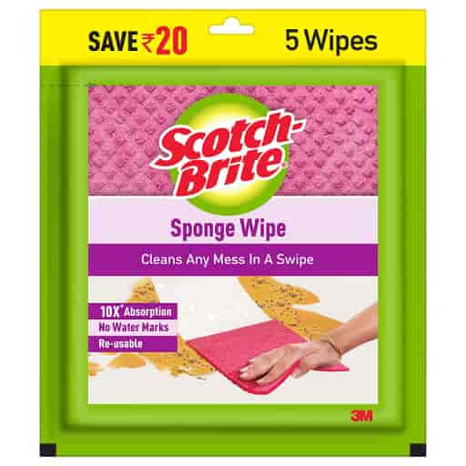 Scotch Brite Sponge Wipe (5Pc)