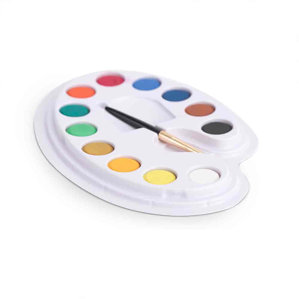 Camlin Junior Water Colour Cakes 12 Shades