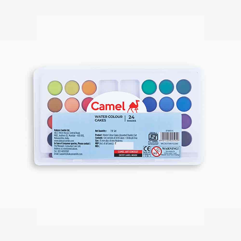 Camel Student Water Colours 24  Shades