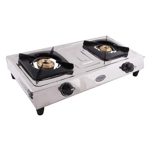 Prestige 40068 Star SS Manual Gas Stove (2 Burners)