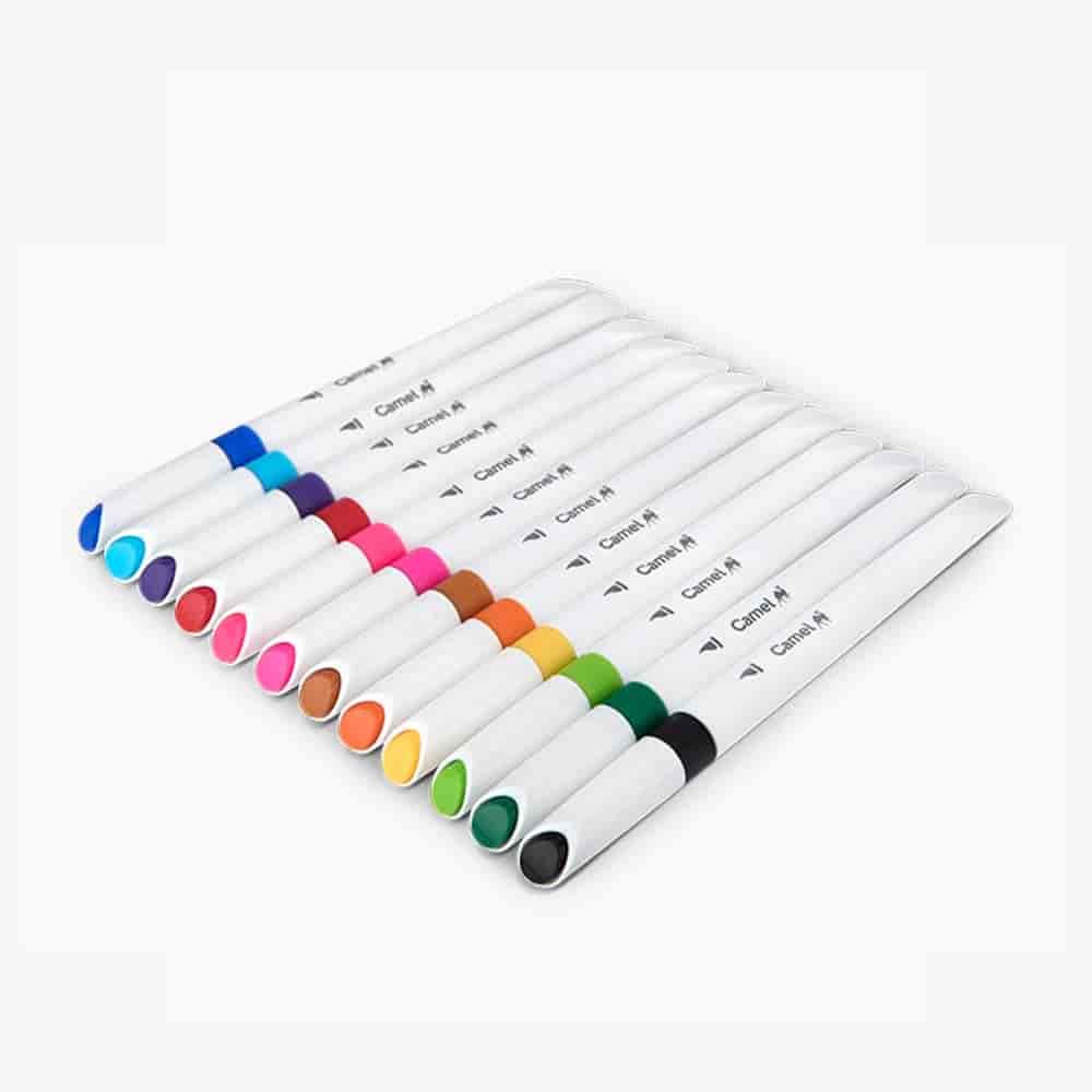 Camel Student Brush Pens (Pack of 12) Shades