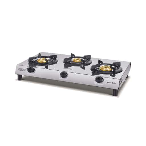 Usha SS Maxus GS 3001 3 Burner Gas Stove